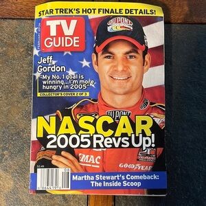Nascar 2005 TV Guide Jeff Gordon